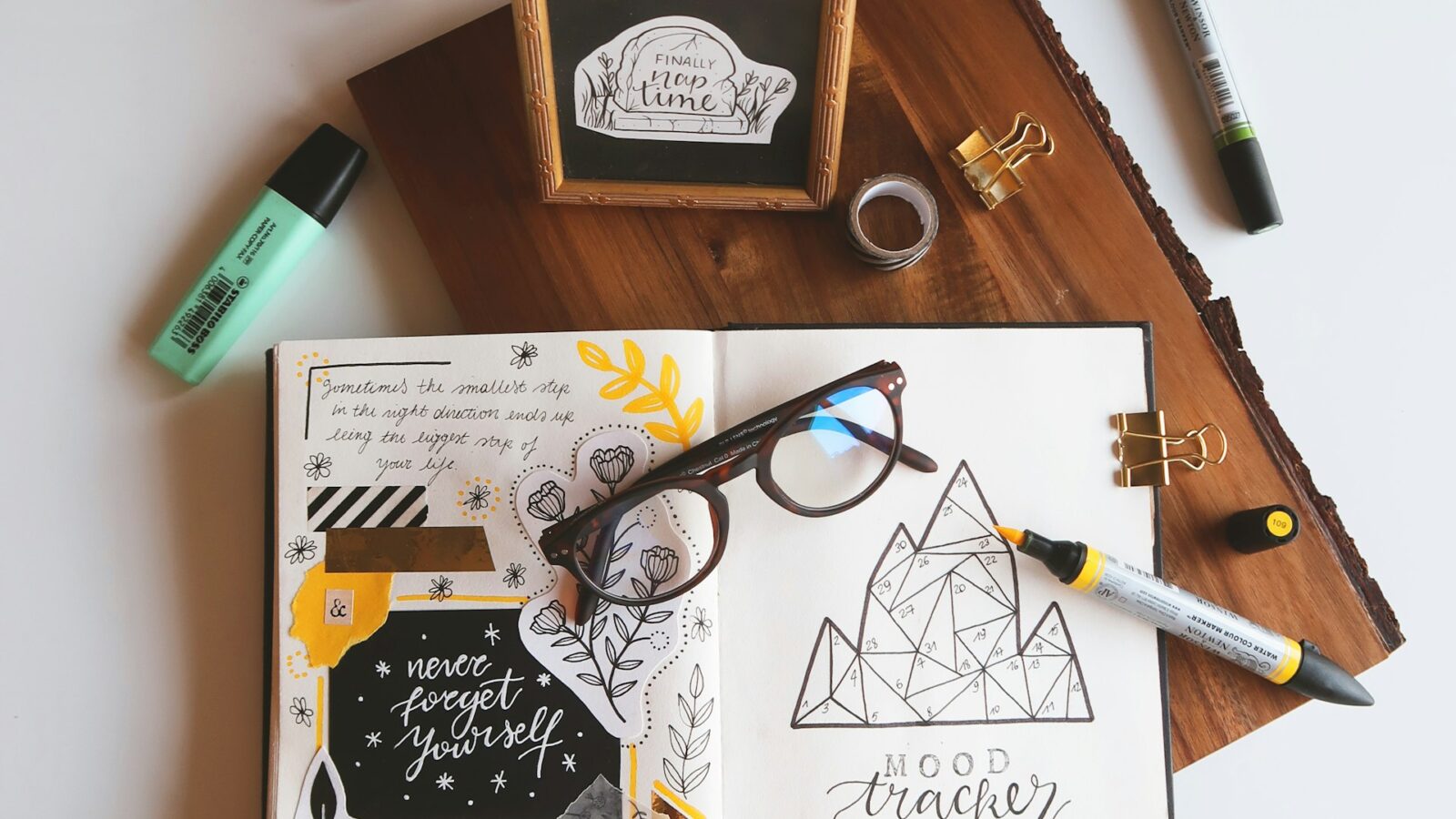 Idées de pages pour son bullet journal : 40 suggestions commentées pour organiser, suivre et réfléchir