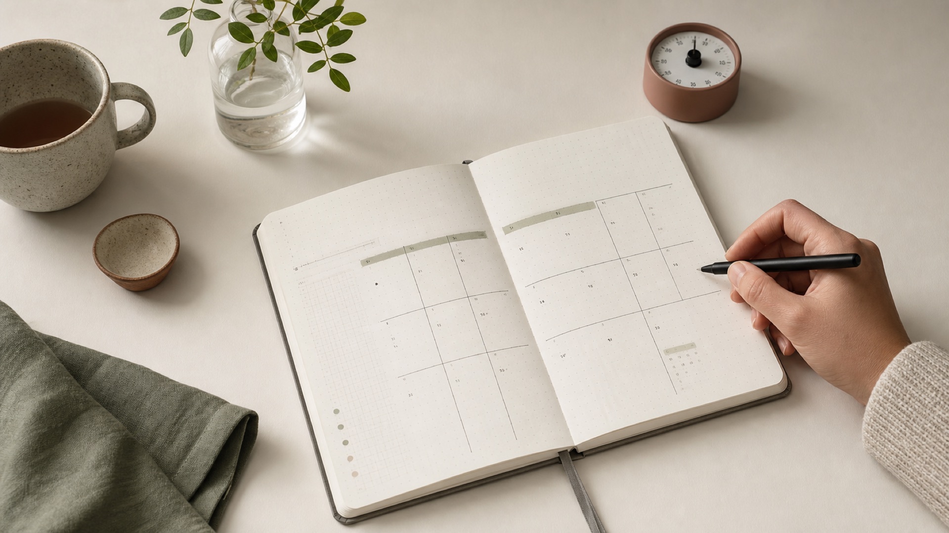 Rituel durable pour tenir son bullet journal toute l’année